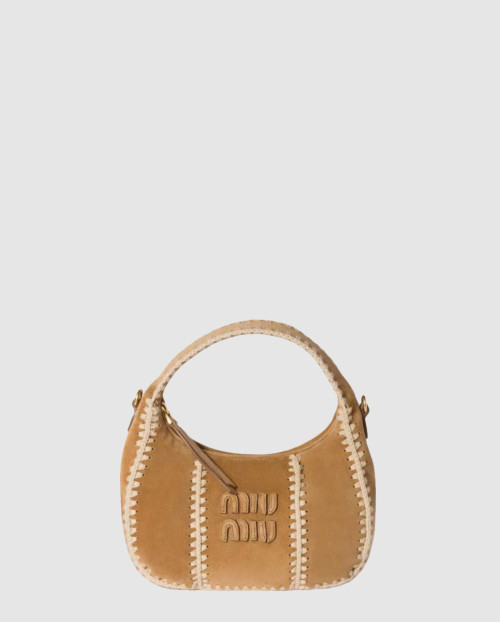 [MIUMIU-미우미우]스웨이드 크로셰 백 5BC125