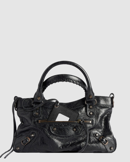 [BALENCIAGA-발렌시아가]여성 르 시티 퍼스트 백 블랙 841458