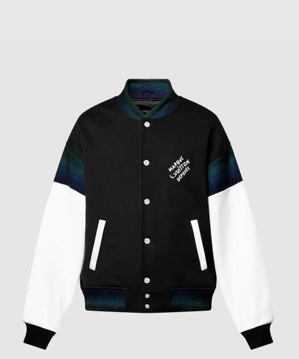 [LOUIS VUITTON-루이비통]코튼 저지 바시티 블루종 1AGTR1