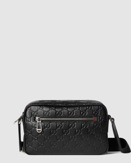 [GUCCI-구찌]다른 스타일 블랙 GG 레더 850242