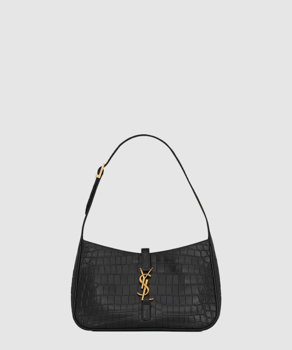 [SAINT LAURENT-생로랑]유광 크로커다일 엠보싱 가죽 소재의 LE 5 À 7 호보 백 657228