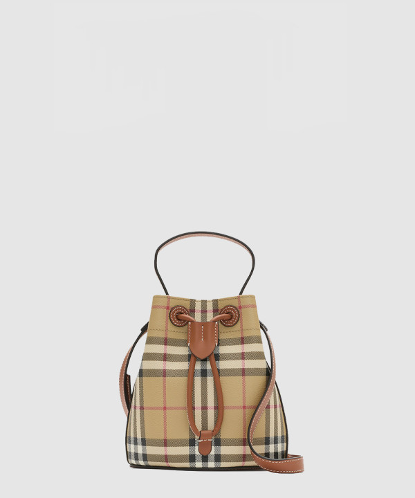 [BURBERRY-버버리]미니 체크 버킷 백 81097941