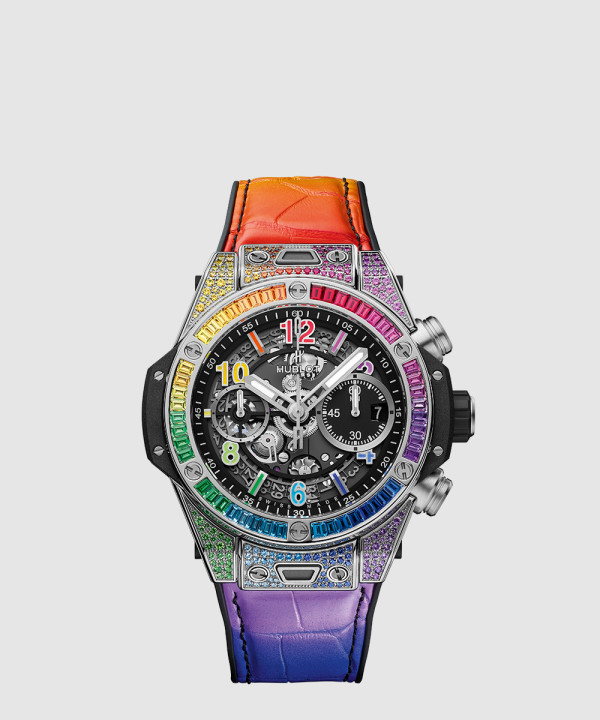 [HUBLOT-위블로]유니코 티타늄 레인보우 42