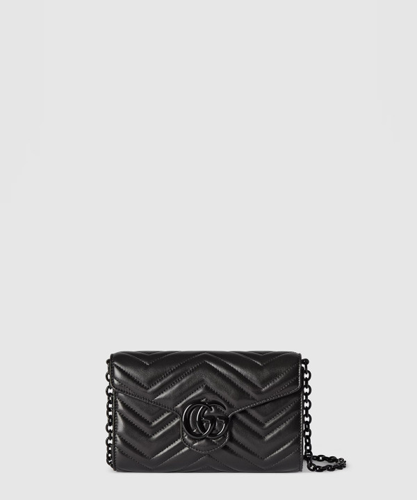 [GUCCI-구찌]GG 마몬트 월렛 온 체인 ‎858924